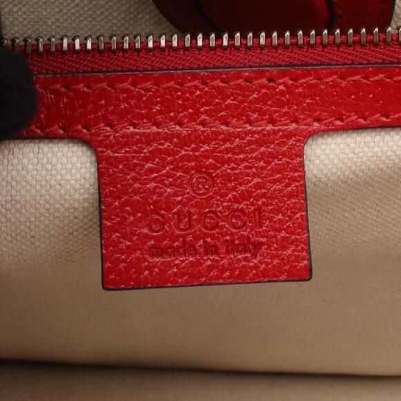 GUCCI Red Leather Bag - Picture 4 of 5